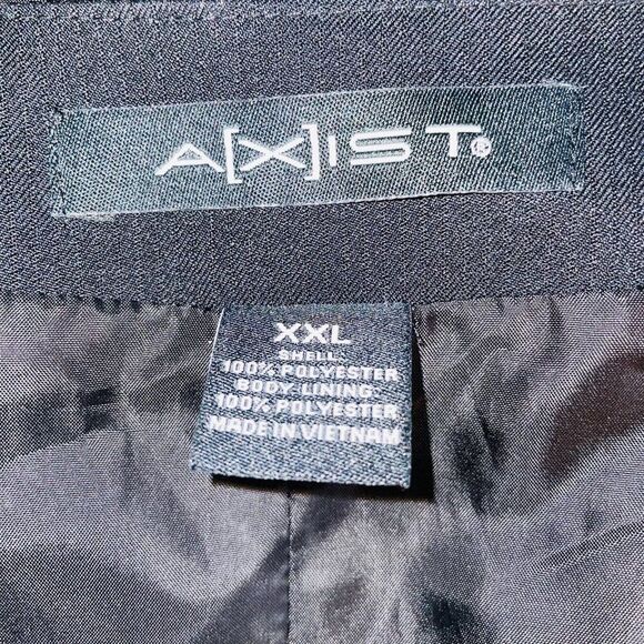 Mens Vest Size XXL 2XL Waistcoat Black Gray Paint Splatter Abstract - Picture 9 of 12